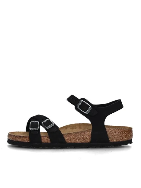 SANDALI TACCO BASSO 1029526 KUMBA DONNA NERO