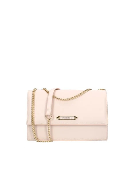 BORSA A SPALLA 17005-DER-S5B-A DONNA BEIGE