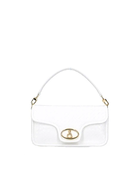 BORSA A SPALLA 17068-STG-S5B-A DONNA BIANCO