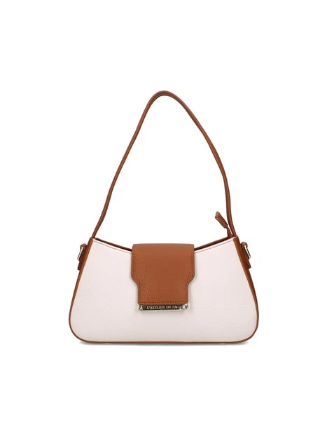 BORSA A SPALLA 17080-BON-S5B-A DONNA BEIGE