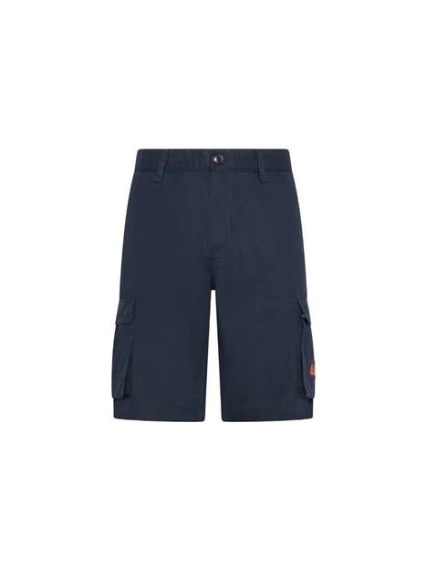 BERMUDA CARGO IN COTONE UOMO BLU NAVY