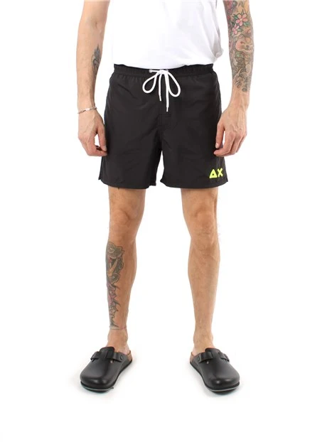 BOXER MARE IN NYLON UOMO NERO
