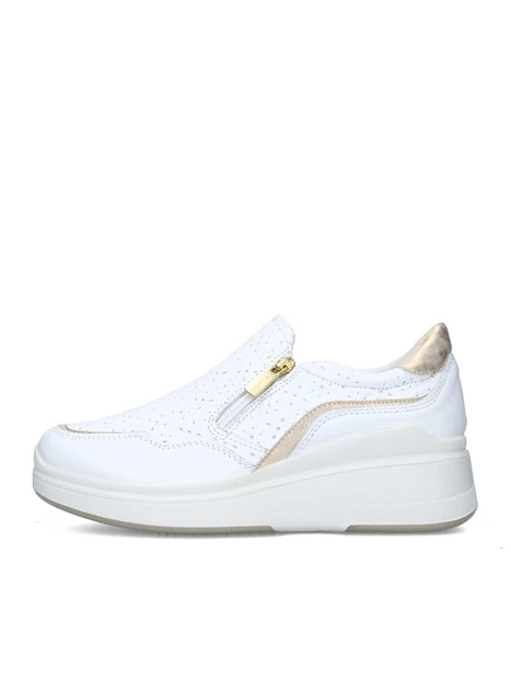 SNEAKERS SLIP ON 7653300 DONNA BIANCO