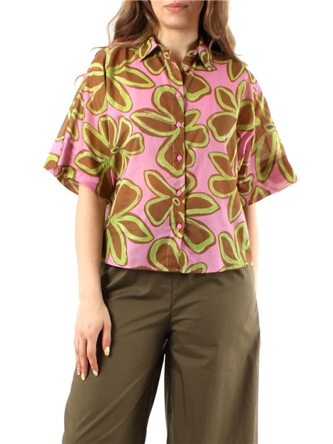 CAMICIA KIMONO A FANTASIA DONNA ROSA