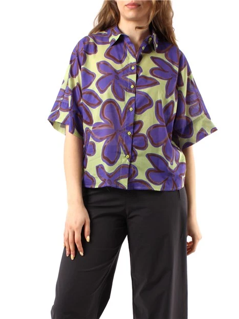 CAMICIA KIMONO A FANTASIA DONNA VIOLA