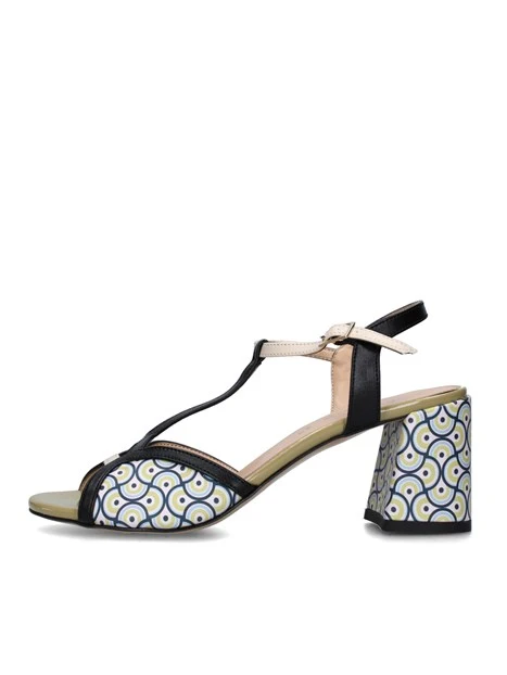SANDALI TACCO ALTO 762003 DONNA BLU