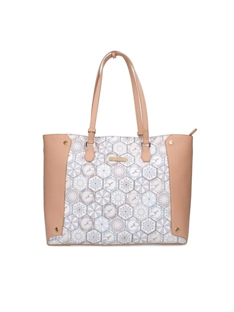 BORSA A SPALLA BINTD8398WZ DONNA BEIGE