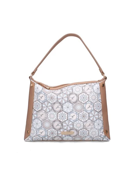 BORSA A SPALLA BENTD8623WZ DONNA BEIGE