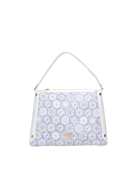 BORSA A SPALLA BENTD8623WZ DONNA BIANCO