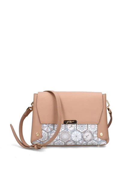 BORSA A SPALLA BINTD8356WZ DONNA BEIGE