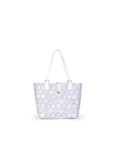 BORSA A SPALLA BINTD8156WZ DONNA BIANCO
