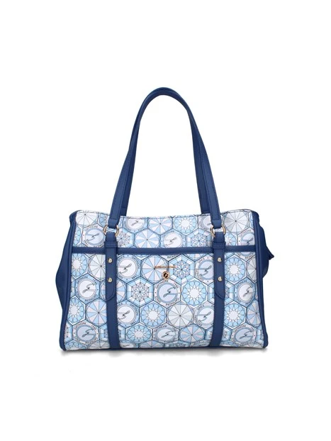BORSA A SPALLA BINTD8346WZ DONNA BLU