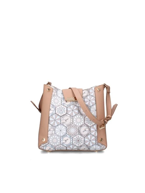 BORSA A SPALLA BENTD8626WZ DONNA BEIGE