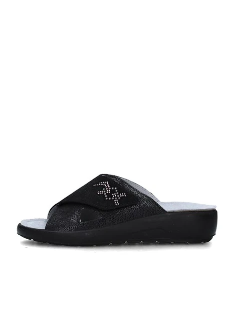 PANTOFOLE Q60240 DONNA NERO