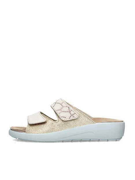 PANTOFOLE Q60238 DONNA BEIGE