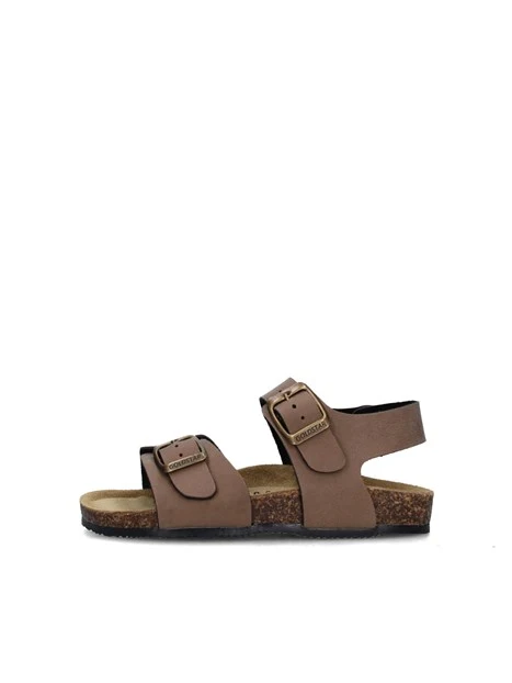 SANDALI BASSI GS815 BAMBINO MARRONE