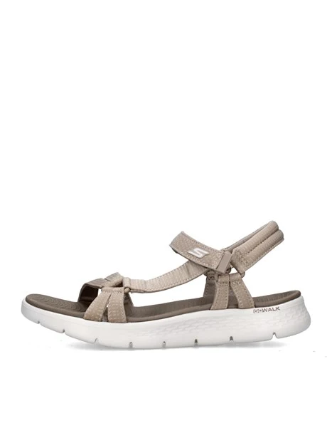 SANDALI CON ZEPPA 141451 GO WALK FLEX SANDAL-SBLIME DONNA BEIGE