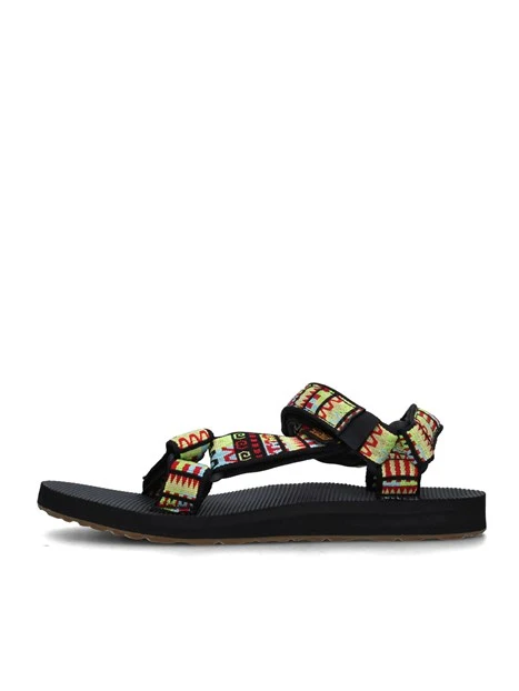 SANDALI BASSI 1003987 MULTICOLORE DONNA VERDE