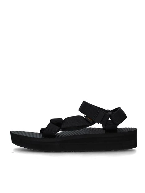 SANDALI CON ZEPPA 1090969 DONNA NERO