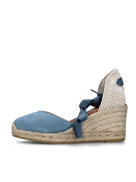 SANDALI CON ZEPPA 2011 ESPADRILLAS DONNA BLU JEANS