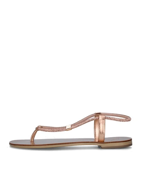 SANDALI TACCO BASSO 53-TCM DONNA BEIGE