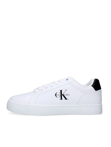 SNEAKERS BASSE YM0YM01369 CHUNKY CUPSOLE UOMO BIANCO