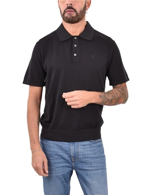 PANTALONI SLIM CHIUSURA FRONTALE CON ZIP UOMO NERO