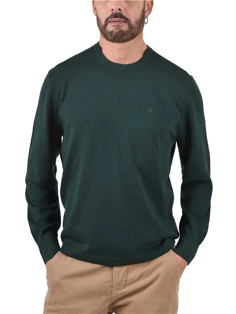 MAGLIA GIROCOLLO IN LANA UOMO VERDE