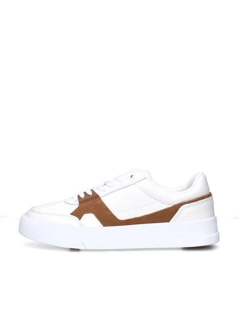 SNEAKERS BASSE FM0FM05551 TH COURT CRAFT UOMO ECRU BIANCO