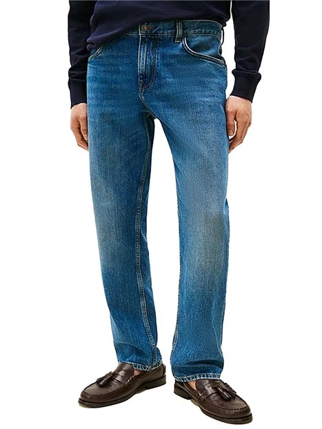 JEANS REGULAR FIT CHIUSURA ZIP E BOTTONE UOMO