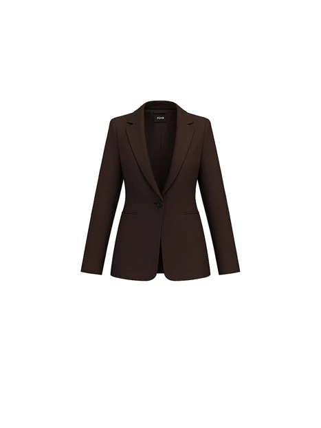 BLAZER GAMBERO DONNA MARRONE