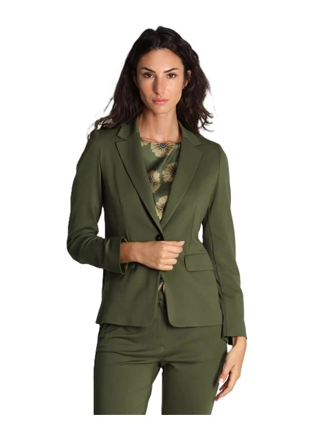 BLAZER IN JERSEY GAMMMA DONNA VERDE