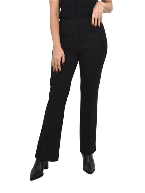 PANTALONI CHINO CON TASCHE LATERALI ALLA FRANCESE DONNA NERO