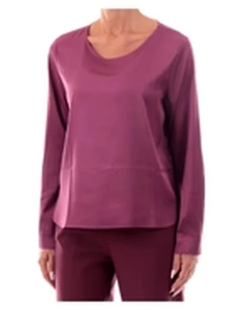 BLUSA IN RASO MADERA DONNA VIOLA