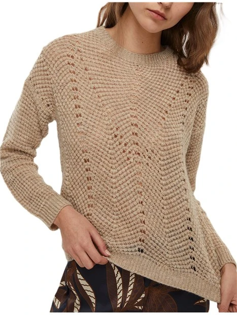 GIROCOLLO IN LUREX LESENA DONNA ROSA