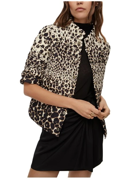 PIUMINO ANIMALIER RAMPA DONNA MARRONE