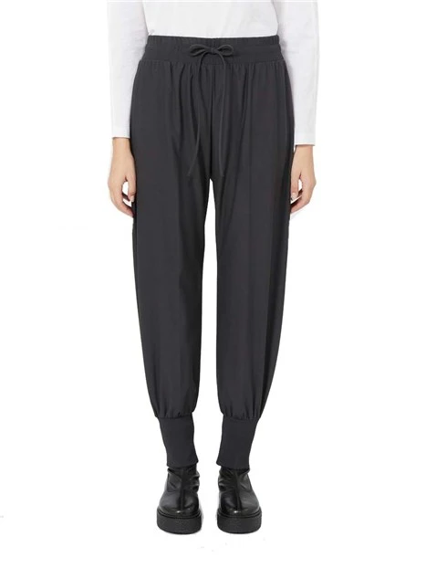 PANTALONI JOGGERS CON COLISSE E TASCHE DONNA GRIGIO