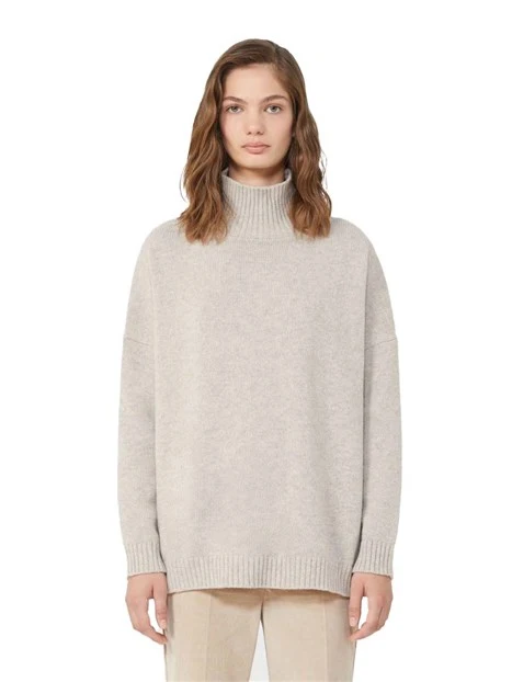 DOLCEVITA IN LANA CON BORDI RIFINITI A COSTE DONNA BEIGE