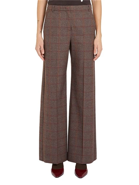 PANTALONE A PALAZZO FANTASIA SURREY DONNA MARRONE