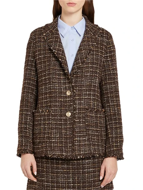 GIACCA BLAZER FANTASIA APOLLO DONNA MARRONE