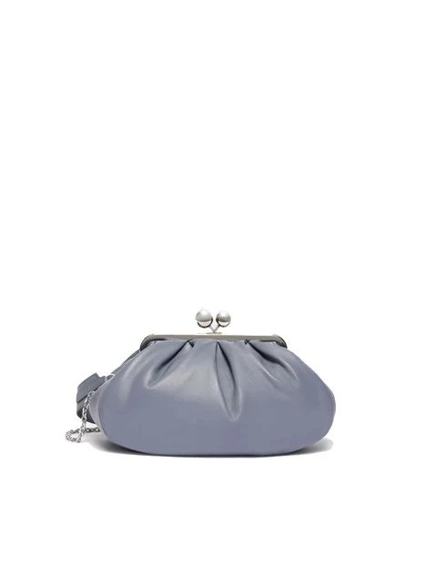 BORSA A MANO CUBICO PASTICCINO DONNA BLU