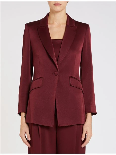 GIACCA BLAZER COGNAC DONNA BORDEAUX