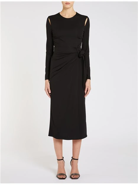 ABITO IN JERSEY LUNGO ARAGONA DONNA NERO