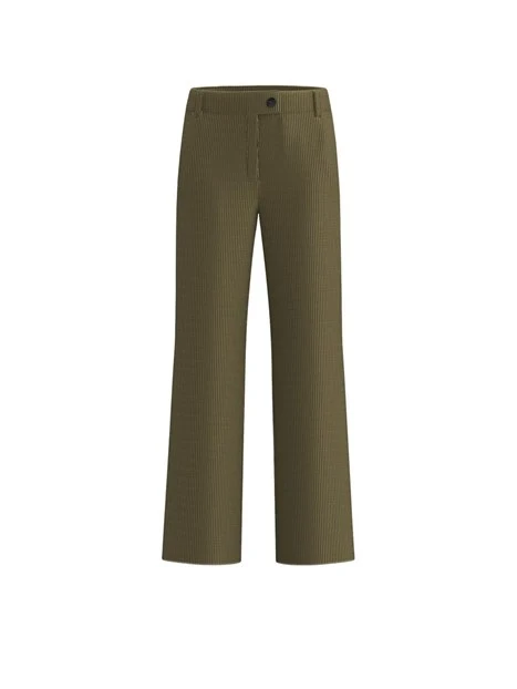 PANTALONI CHINO CON TASCHE ALLA FRANCESE DONNA VERDE