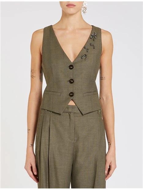 GILET CANTICO DONNA VERDE