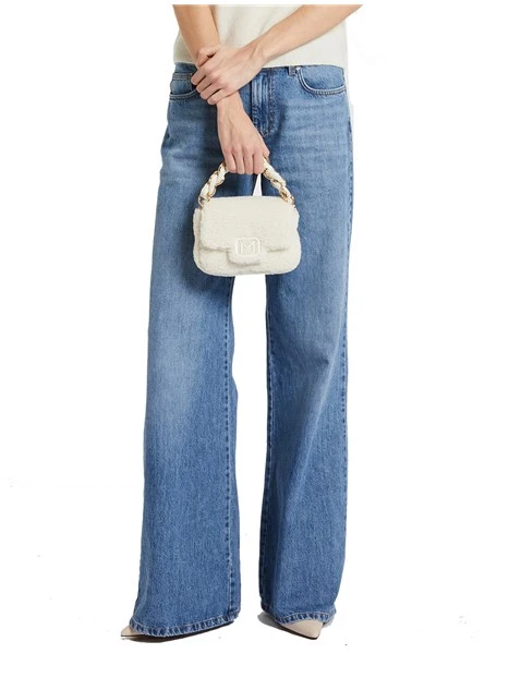 BORSA A SPALLA LONTRA2 DONNA BIANCO