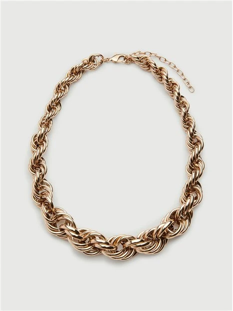 COLLANA GIROCOLLO REGOLABILE DONNA ORO