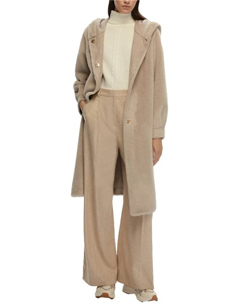 PANTALONE IN FLANELLA ODILIA DONNA BEIGE