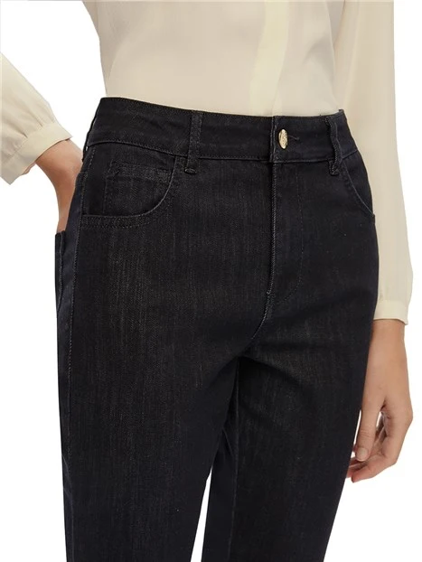 PANTALONI IN COTONE DORIA DONNA BLU