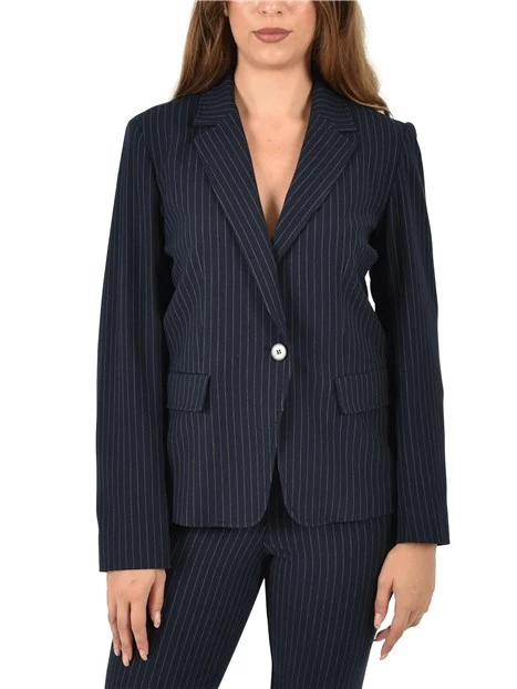 BLAZER MONOPETTO FANSTASIA DONNA BLU